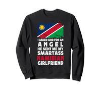 Funny Smartass Namibian Girlfriend Namibia Flag Sweatshirt