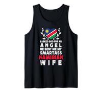 Funny Smartass Namibian Wife Namibia Flag Spouses Débardeur