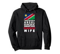 Funny Smartass Namibian Wife Namibia Flag Spouses Sweat à Capuche