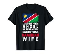 Funny Smartass Namibian Wife Namibia Flag Spouses T-Shirt