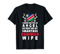 Funny Smartass Namibian Wife Namibia Flag Spouses T-Shirt