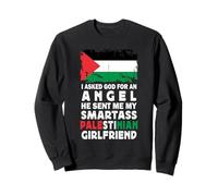 Funny Smartass Palestinian Girlfriend Palestine Flag Sweatshirt