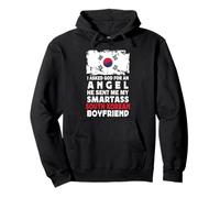 Funny Smartass South Korean Boyfriend South Korea Flag Sweat à Capuche