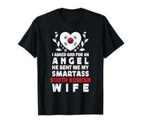 Funny Smartass South Korean Wife South Korea Flag Spouses T-Shirt