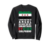Funny Smartass Syrian Girlfriend Syria Flag Sweatshirt