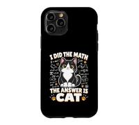 Funny Smoking Cat Lover I Did The Math The Answer is Cat Coque pour iPhone 11 Pro
