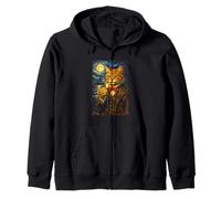 Funny Smoking Cat Meme Cigarette Artwork Vintage Cat in Suit Sweat à Capuche