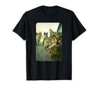 Funny Smoking Cat Meme Cigarette Cat Hilarious Cats Gang T-Shirt