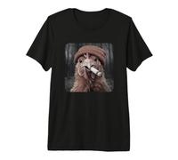 Funny Smoking Chicken Meme Cigarette Grunge Beanie Farmer T-Shirt Haut de Gamme