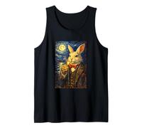 Funny Smoking Rabbit Meme Cigarette Bunny Rabbit in Suit Débardeur