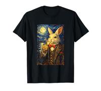 Funny Smoking Rabbit Meme Cigarette Bunny Rabbit in Suit T-Shirt