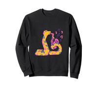Funny Snake Joue du Saxophone Musique, Serpents, Faune Sweatshirt