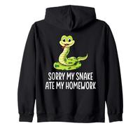Funny Snake Lover Désolé, Mon Serpent a mangé Mes devoirs Sweat à Capuche