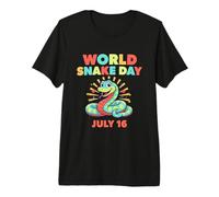 Funny Snakes World Snake Day Juillet 16 T-Shirt Haut de Gamme