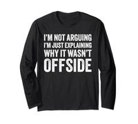 Funny Soccer Gift for Soccer Player Captain Coach Offside Manche Longue