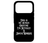 Funny Social Worker Salary Jobs Costume for Social Working Coque pour iPhone 17 Pro