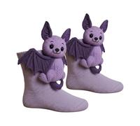 Funny Socks, Women's Winter Non-Slip Socks, Floor Sock for Household Christmas, 3D Original Crocheted Animals 12 Animals, Trendy, Casual