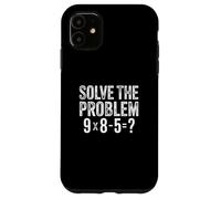 Funny Solve The Problem 6 7 Meme Gen Alpha Teacher Brainrot Coque pour iPhone 11