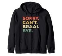 Funny Sorry Can't Braai Bokke sur Les priorités des Fans de Rugby Sweat à Capuche