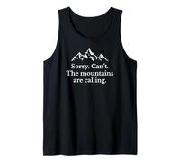 Funny Sorry Can't The Mountains are Calling Randonnée Trekking Débardeur
