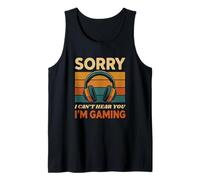 Funny Sorry I Can't Hear You I'm Gaming Gamers Teen Boys Débardeur