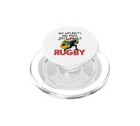 Funny South Africa Rugby No Helmets Design PopSockets PopGrip pour MagSafe