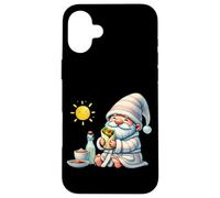 Funny Spa Gnome For Taco Lover And Lazy Crazy Days Of Summer Coque pour iPhone 16 Plus