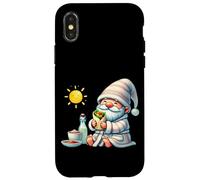 Funny Spa Gnome For Taco Lover And Lazy Crazy Days Of Summer Coque pour iPhone X/XS