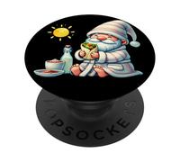 Funny Spa Gnome For Taco Lover And Lazy Crazy Days Of Summer PopSockets PopGrip Adhésif