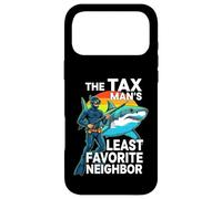 Funny Spearfishing The Tax Man Shark Diver Coque pour iPhone 17 Pro Max