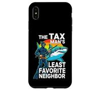 Funny Spearfishing The Tax Man Shark Diver Coque pour iPhone XS Max