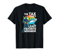 Funny Spearfishing The Tax Man Shark Diver T-Shirt