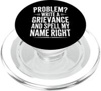 Funny Spell My Name Right Slogan Sarcastique PopSockets PopGrip pour MagSafe
