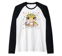 Funny Spotty 2026 Happy Spotted Children Leopard Gecko Dot Manche Raglan