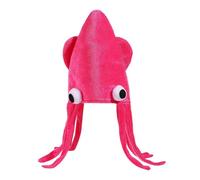 Funny Squid Hat,Plush Breathable Squid Hats Costume | Sea Animal Headwear - for Halloween Christmas Birthday Parties Photography Stage Shows Kids Adults Boys