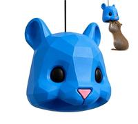 Funny Squirrel Feeder 20 cm 3D Printed Hanging Garden Decor For Nuts Corn | Distributeur de chipmunk en forme de chipmunk avec un design facile pour les épiceries et les oiseaux. Great For Backyard And