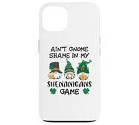 Funny St Patricks GNOME Prone to Shenanigans with My Gnomies Coque pour iPhone 13