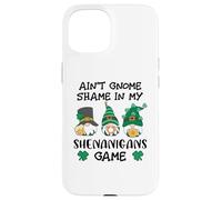 Funny St Patricks GNOME Prone to Shenanigans with My Gnomies Coque pour iPhone 15