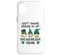 Funny St Patricks GNOME Prone to Shenanigans with My Gnomies Coque pour iPhone 16 Plus