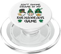 Funny St Patricks GNOME Prone to Shenanigans with My Gnomies PopSockets PopGrip pour MagSafe