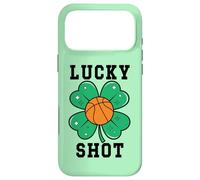 Funny St Patricks Mens Basketball Shamrock Charm Lucky Shot Coque pour iPhone 17 Pro Max
