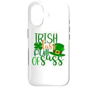 Funny St Patricks Womens Sassy Lassy Irish Lass Full of Sass Coque pour iPhone 17