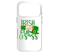 Funny St Patricks Womens Sassy Lassy Irish Lass Full of Sass Coque pour iPhone 17 Pro