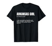 Funny State Pride Arkansas Girl Southern Roots Définition T-Shirt