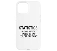 Funny Statistics Definition for Statisticians Data Analysts Coque pour iPhone 15