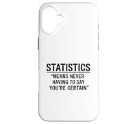Funny Statistics Definition for Statisticians Data Analysts Coque pour iPhone 16 Plus