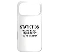 Funny Statistics Definition for Statisticians Data Analysts Coque pour iPhone 17 Pro Max