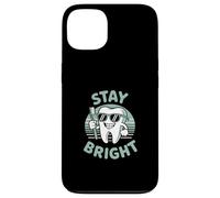Funny Stay Bright Cartoon Tooth Lunettes de Soleil Coque pour iPhone 13