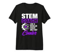 Funny STEM Coach Only Way Cooler Science Humour T-Shirt Haut de Gamme