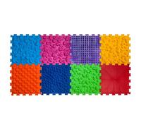 Funny-Steps Tapis de Jeu Sensoriel Orthopédique pour Enfants Super Mix (8 Puzzle Chemin de Forêt)